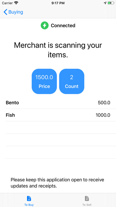 Emulate iPhone app DigitalReceipt: Sale Portal using MyAndroid