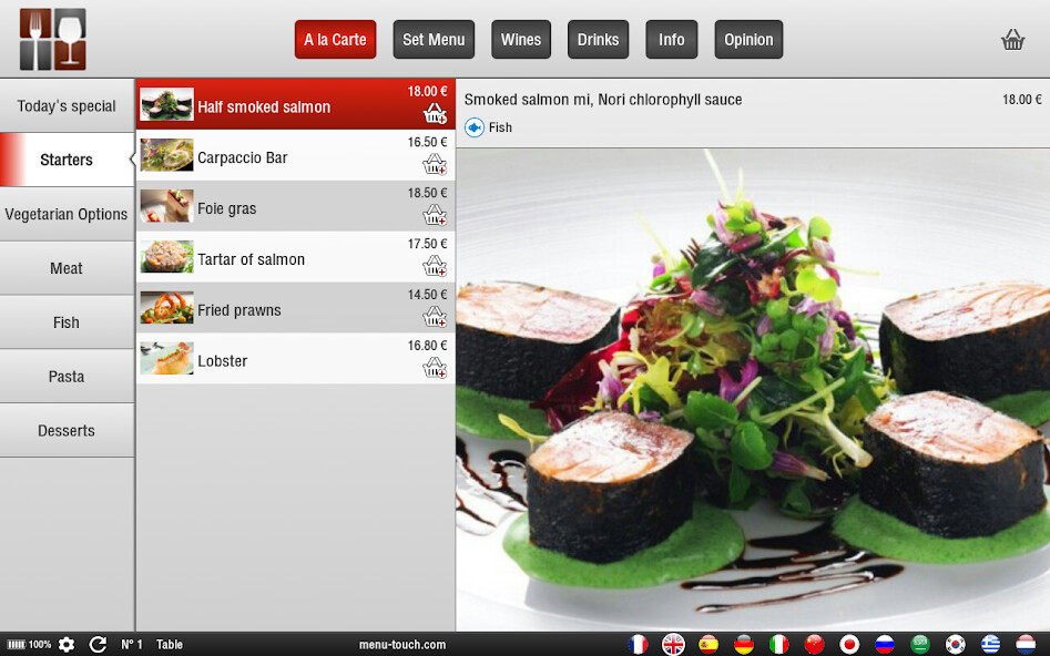 Run android online APK Digital Restaurant Menu from MyAndroid or emulate Digital Restaurant Menu using MyAndroid