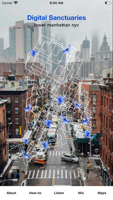 Emulate iPhone app Digital Sanctuaries NYC using MyAndroid