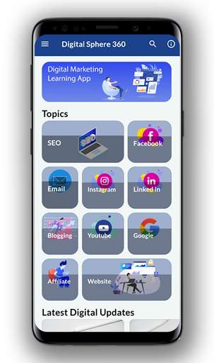 Run android online APK Digital Sphere 360- Digital Marketing Learning App from MyAndroid or emulate Digital Sphere 360- Digital Marketing Learning App using MyAndroid
