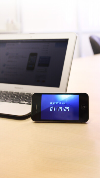 Emulate iPhone app DigitalTOKEI using MyAndroid Emulate iPhone app DigitalTOKEI using MyAndroid