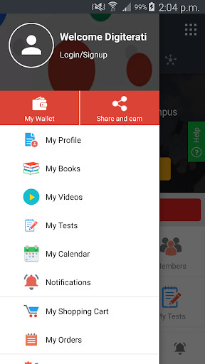 Run android online APK Digiterati from MyAndroid or emulate Digiterati using MyAndroid