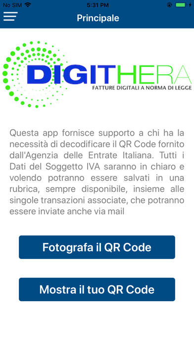 Emulate iPhone app Digithera QR using MyAndroid Emulate iPhone app Digithera QR using MyAndroid