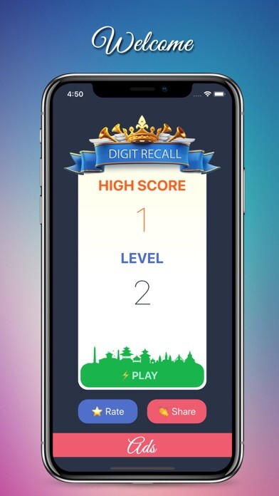 Emulate iPhone app Digit Recall using MyAndroid Emulate iPhone app Digit Recall using MyAndroid