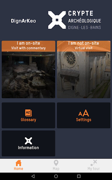Run android online APK DignArKeo EN from MyAndroid or emulate DignArKeo EN using MyAndroid