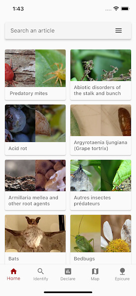 Emulate iPhone app Di@gnoPlant Vigne using MyAndroid Emulate iPhone app Di@gnoPlant Vigne using MyAndroid