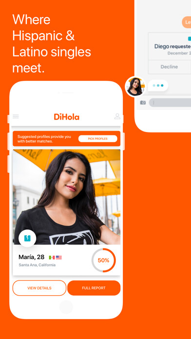 Emulate iPhone app DiHola: Latino Dating App using MyAndroid Emulate iPhone app DiHola: Latino Dating App using MyAndroid