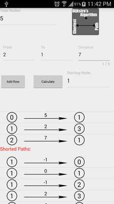 Emulate Android APK Dijkstras Shortest Path Calc Emulate Android APK Dijkstras Shortest Path Calc