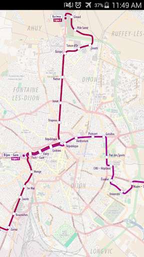 Emulate Dijon Tram Map from MyAndroid or run Dijon Tram Map using MyAndroid