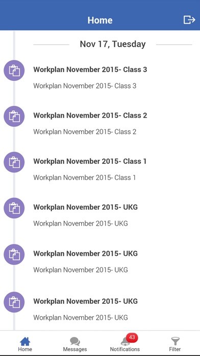 Emulate iPhone app Dikshant Global School using MyAndroid
