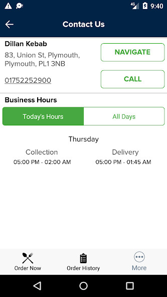 Run android online APK Dillan Kebab from MyAndroid or emulate Dillan Kebab using MyAndroid