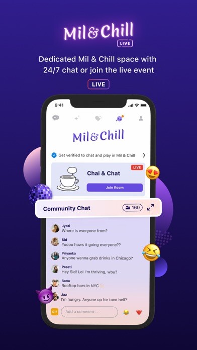 Emulate iPhone app Dil Mil - South Asian Dating using MyAndroid