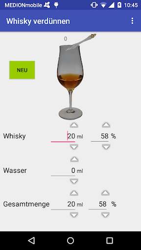 Run android online APK dilute Whisky / Alcohol from MyAndroid or emulate dilute Whisky / Alcohol using MyAndroid