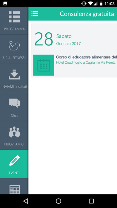 Emulate iPhone app Dimagrire senza stress using MyAndroid Emulate iPhone app Dimagrire senza stress using MyAndroid