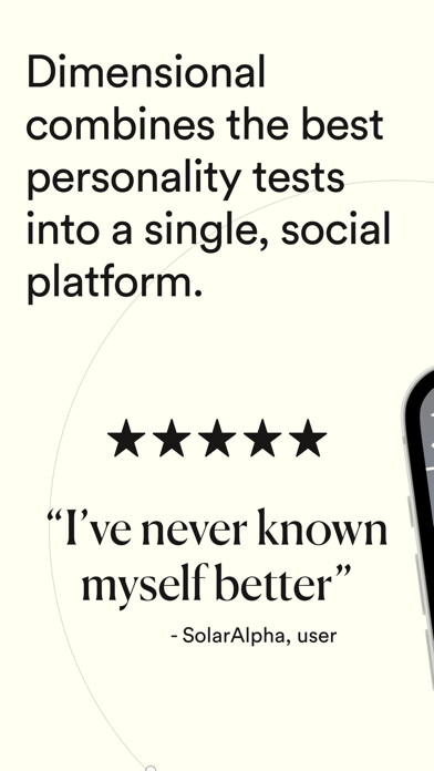 Emulate iPhone app Dimensional: Personality Test using MyAndroid Emulate iPhone app Dimensional: Personality Test using MyAndroid
