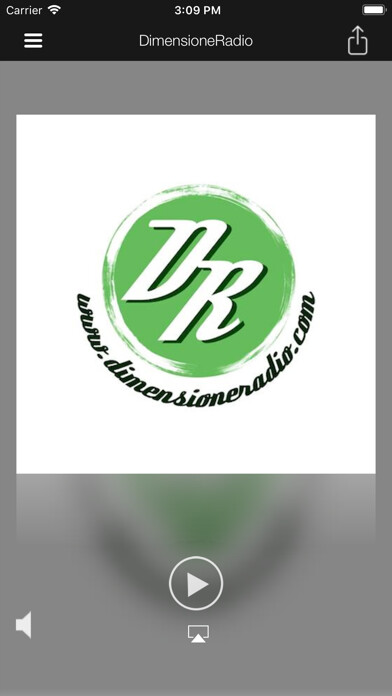 Emulate iPhone app dimensioneradio.com using MyAndroid