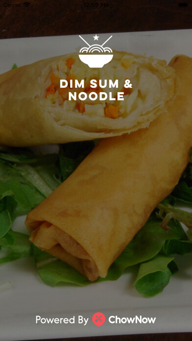 Emulate iPhone app Dim Sum Noodle House using MyAndroid