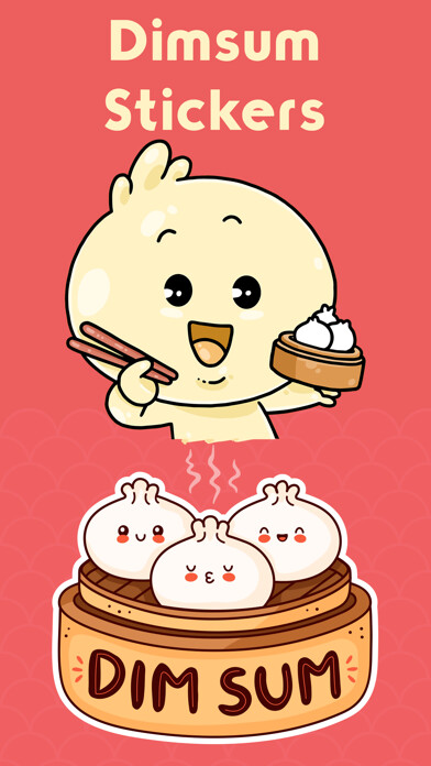 Emulate iPhone app Dim Sum Stickers! using MyAndroid Emulate iPhone app Dim Sum Stickers! using MyAndroid