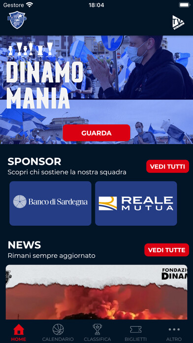 Run android online APK Dinamo Sassari from MyAndroid or emulate Dinamo Sassari using MyAndroid