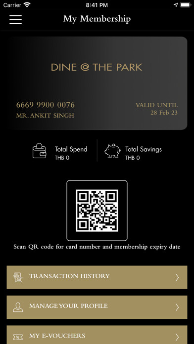 Emulate iPhone app Dine at The Park Bangkok using MyAndroid Emulate iPhone app Dine at The Park Bangkok using MyAndroid