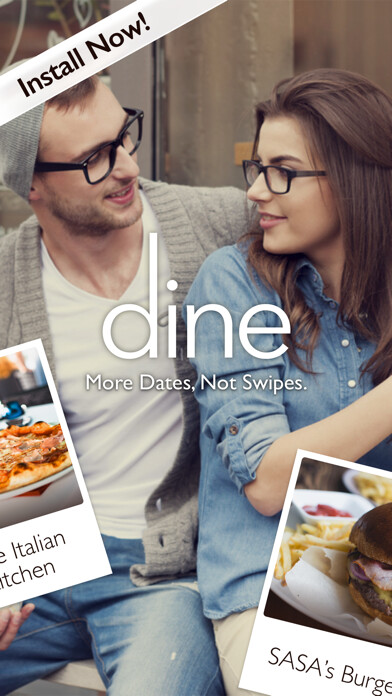 Emulate iPhone app Dine Dating App using MyAndroid