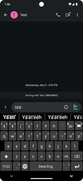 Run android online APK Diné/Eng Keyboard from MyAndroid or emulate Diné/Eng Keyboard using MyAndroid