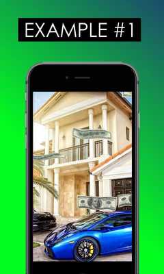 Emulate Android APK Dinero cayendo fondo animado