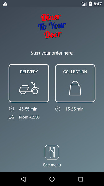 Run android online APK Diner To Your Door Laoghaire from MyAndroid or emulate Diner To Your Door Laoghaire using MyAndroid
