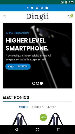 Run android online APK Dingii from MyAndroid or emulate Dingii using MyAndroid