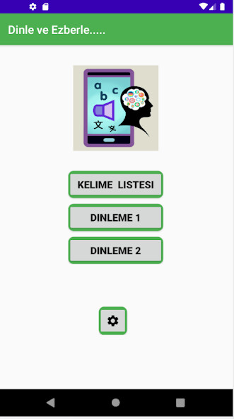 Run android online APK Dinleyerek Kelime Ezberleme from MyAndroid or emulate Dinleyerek Kelime Ezberleme using MyAndroid