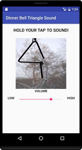Run android online APK Dinner Bell Triangle Sound from MyAndroid or emulate Dinner Bell Triangle Sound using MyAndroid