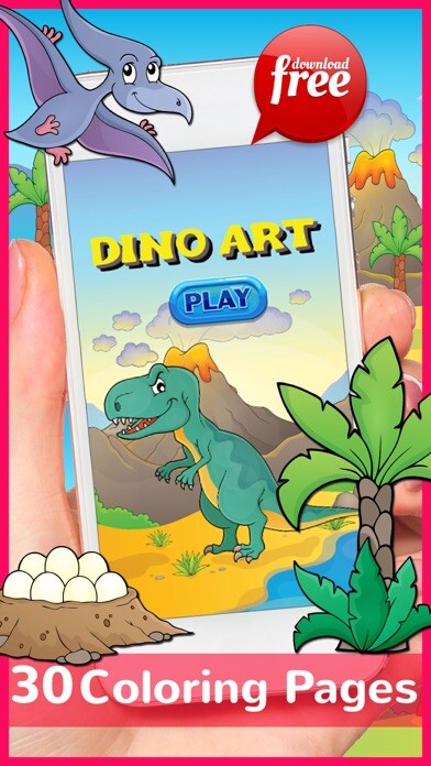 Emulate iPhone app DinoArt Dinosaurs Coloring Book For Kids & Toddler using MyAndroid Emulate iPhone app DinoArt Dinosaurs Coloring Book For Kids & Toddler using MyAndroid