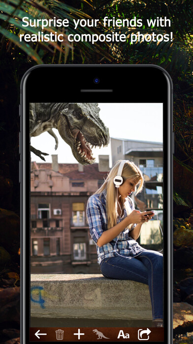Emulate iPhone app Dino Camera - Virtual Stickers using MyAndroid Emulate iPhone app Dino Camera - Virtual Stickers using MyAndroid