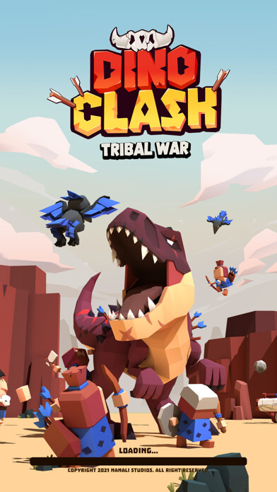 Emulate iPhone app Dino Clash : Tribal War using MyAndroid Emulate iPhone app Dino Clash : Tribal War using MyAndroid
