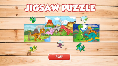 Emulate iPhone app Dino Dinosaur Jigsaw Puzzle Box for children using MyAndroid