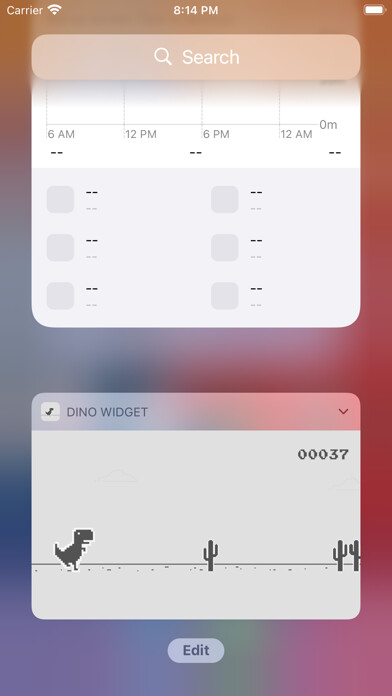 Emulate iPhone app Dino Game with Widget using MyAndroid Emulate iPhone app Dino Game with Widget using MyAndroid