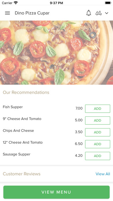 Emulate iPhone app Dino Pizza Cupar using MyAndroid Emulate iPhone app Dino Pizza Cupar using MyAndroid