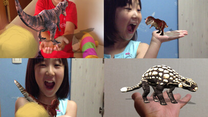 Emulate iPhone app Dinosaur 3D -Augmented reality using MyAndroid Emulate iPhone app Dinosaur 3D -Augmented reality using MyAndroid