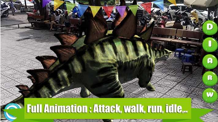 Emulate Android APK Dinosaur 4D Free AR (Low poly style)
