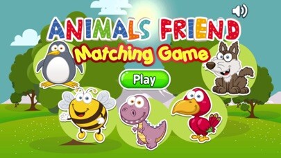 Emulate iPhone app Dinosaur animals friend pair matching game for kid using MyAndroid