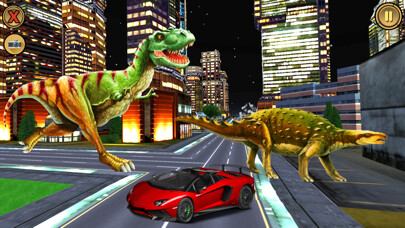 Emulate iPhone app Dinosaur Car Parking Simulator using MyAndroid