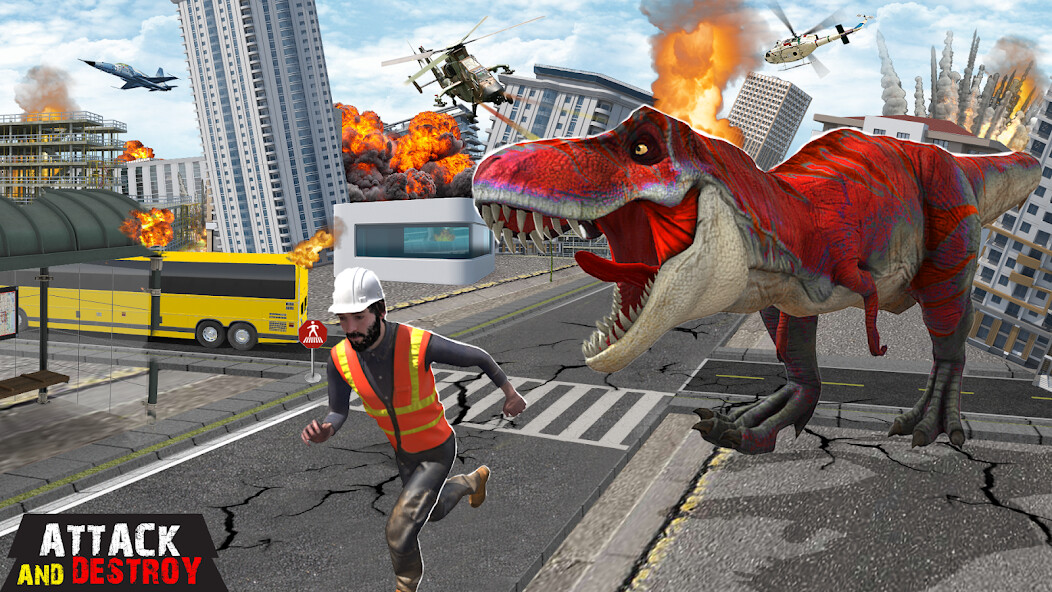 Run android online APK Dinosaur City Attack Simulator from MyAndroid or emulate Dinosaur City Attack Simulator using MyAndroid