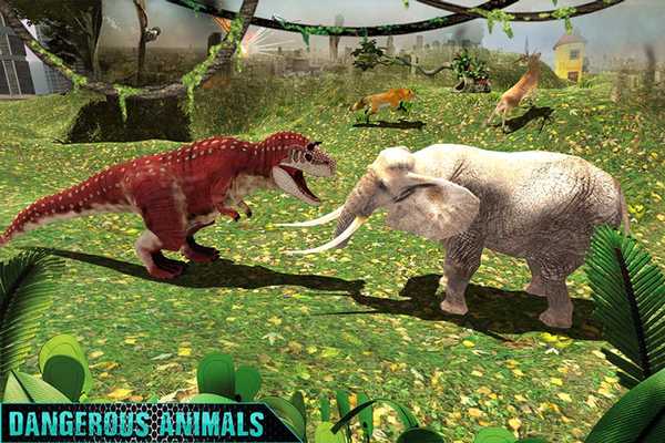 Emulate Android APK Dinosaur City Hunting Simulation