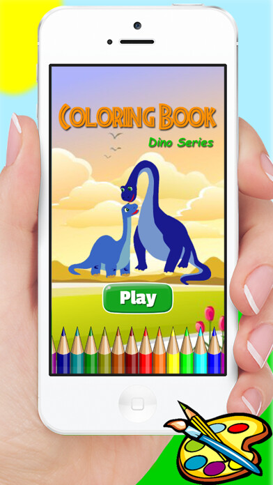 Emulate iPhone app Dinosaur Coloring Book - Dino Drawing for Kids Free Games using MyAndroid Emulate iPhone app Dinosaur Coloring Book - Dino Drawing for Kids Free Games using MyAndroid