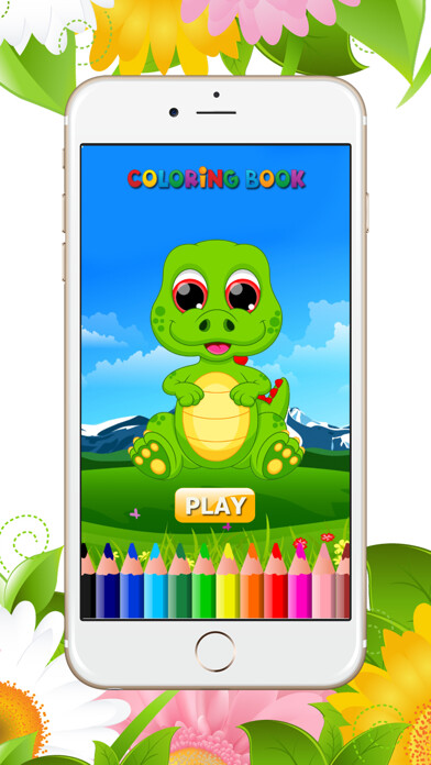 Emulate iPhone app Dinosaur Cute Coloring Book: Paint & Draw for Kids using MyAndroid Emulate iPhone app Dinosaur Cute Coloring Book: Paint & Draw for Kids using MyAndroid