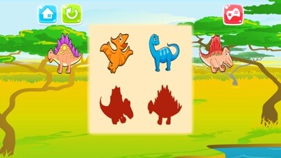 Emulate iPhone app Dinosaur Drag Drop and Match Shadow Dino for kids using MyAndroid Emulate iPhone app Dinosaur Drag Drop and Match Shadow Dino for kids using MyAndroid