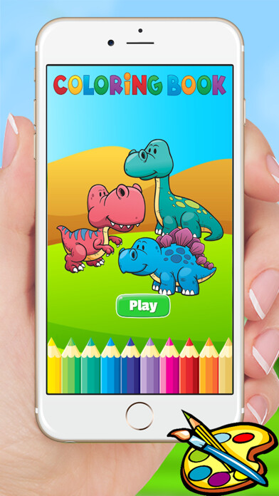 Emulate iPhone app Dinosaur Dragon Coloring Book - Dino Drawing for Kids Free using MyAndroid Emulate iPhone app Dinosaur Dragon Coloring Book - Dino Drawing for Kids Free using MyAndroid