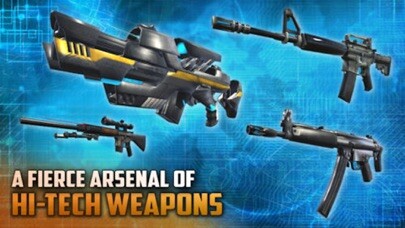 Emulate iPhone app Dino-saur Gun-ship FPS Sim-ulator using MyAndroid