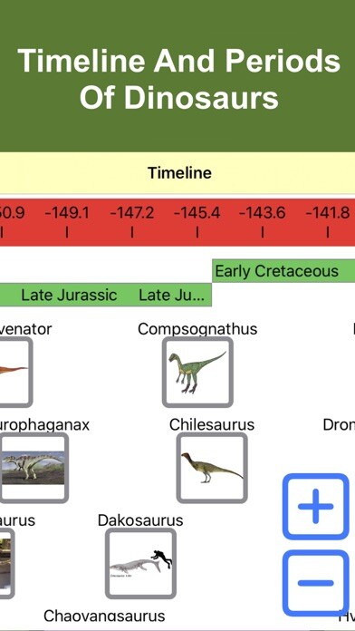 Emulate iPhone app Dinosaur History Timeline using MyAndroid Emulate iPhone app Dinosaur History Timeline using MyAndroid