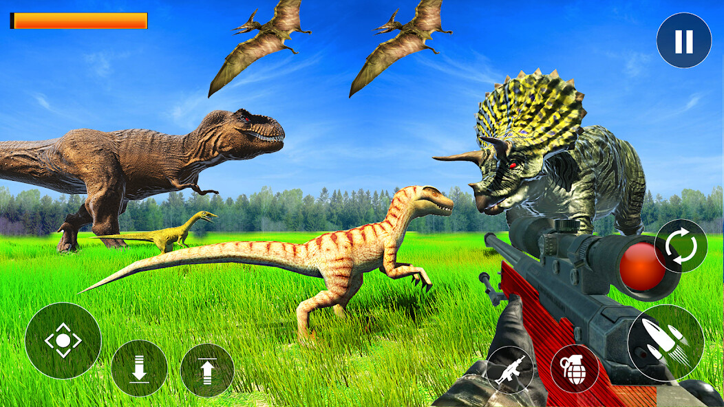 Emulate Android APK Dinosaur Hunter 2